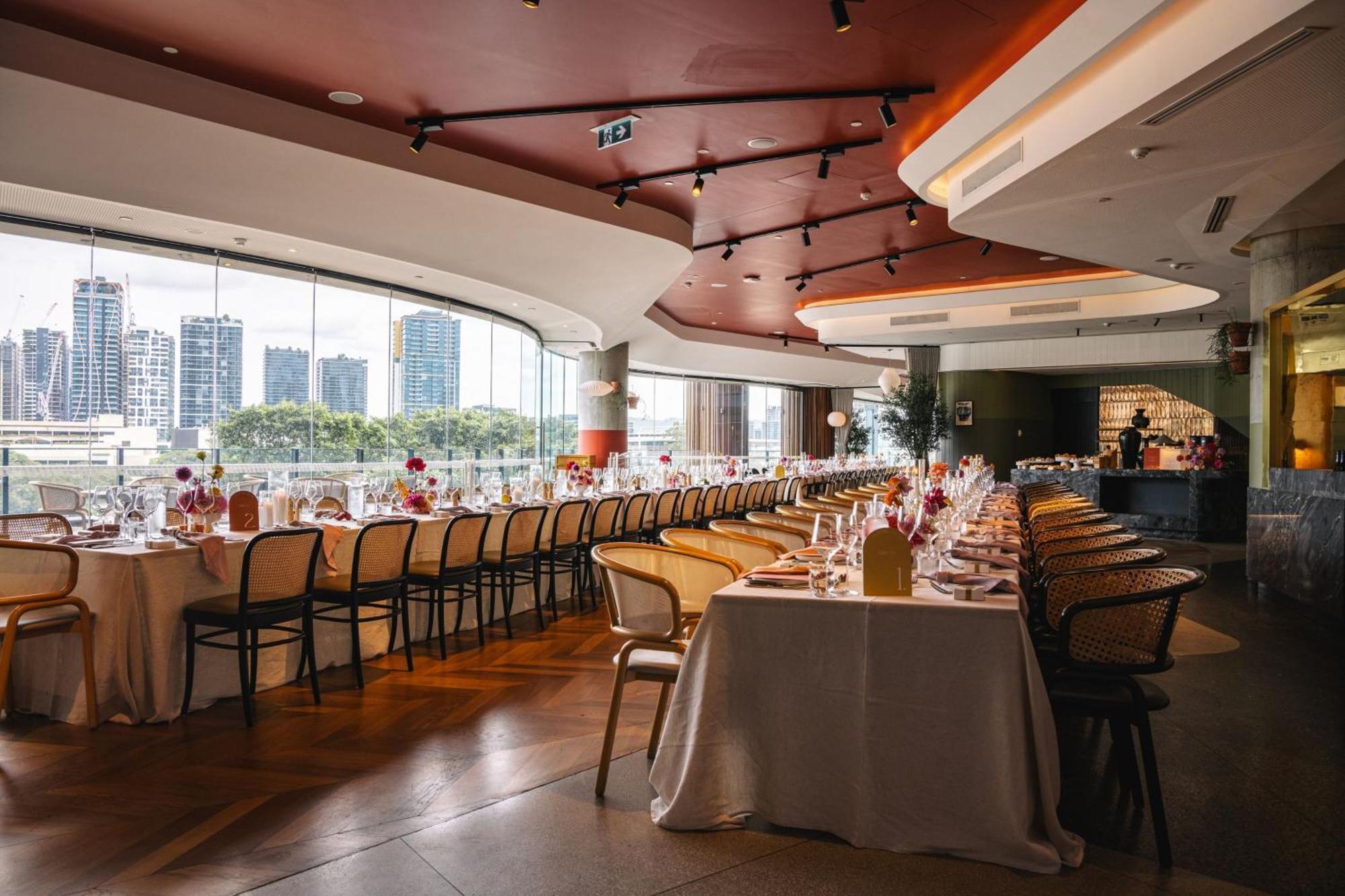 W Brisbane Hotel Exterior foto The interior of the restaurant