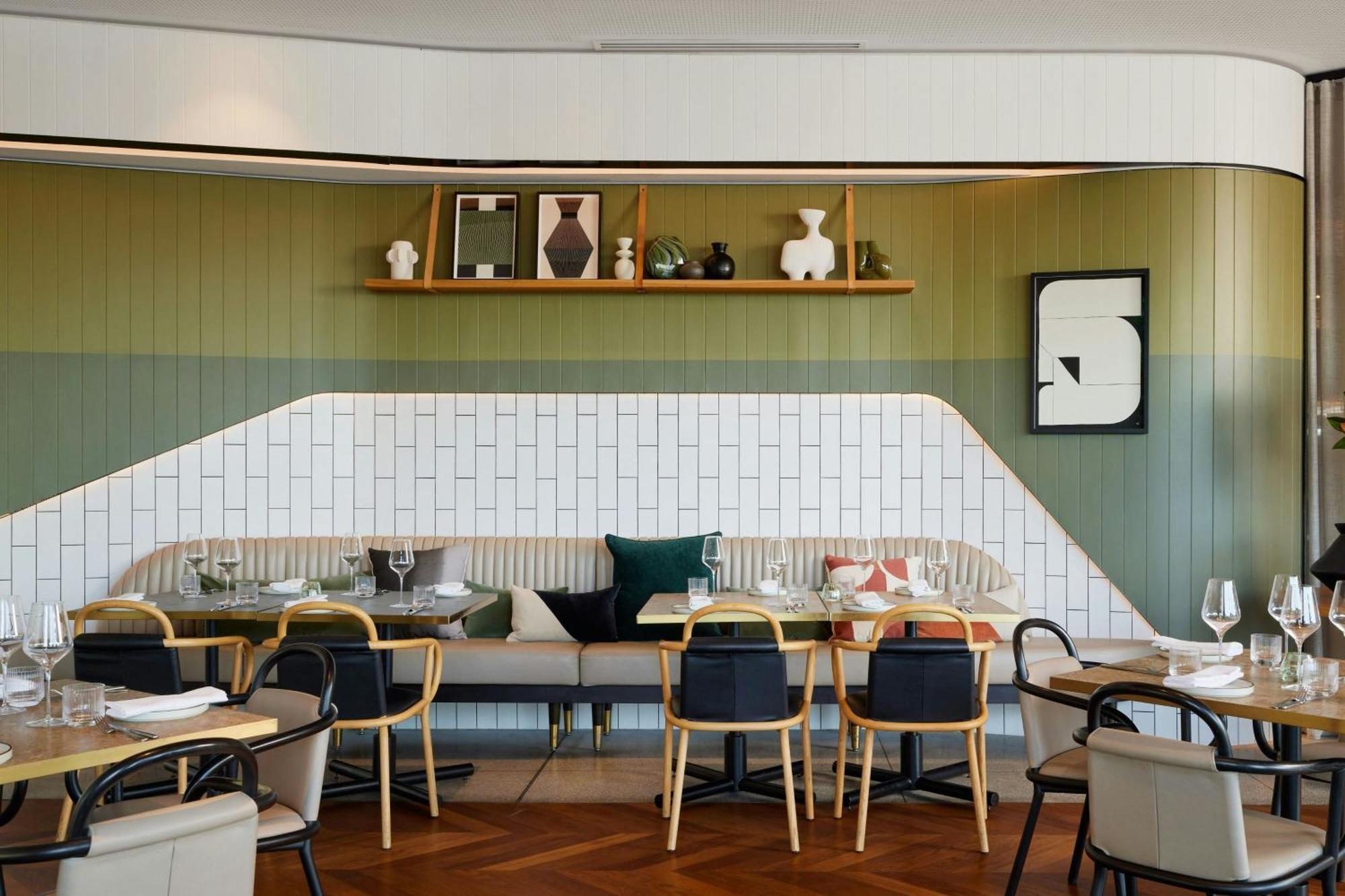 W Brisbane Hotel Exterior foto Restaurant interior